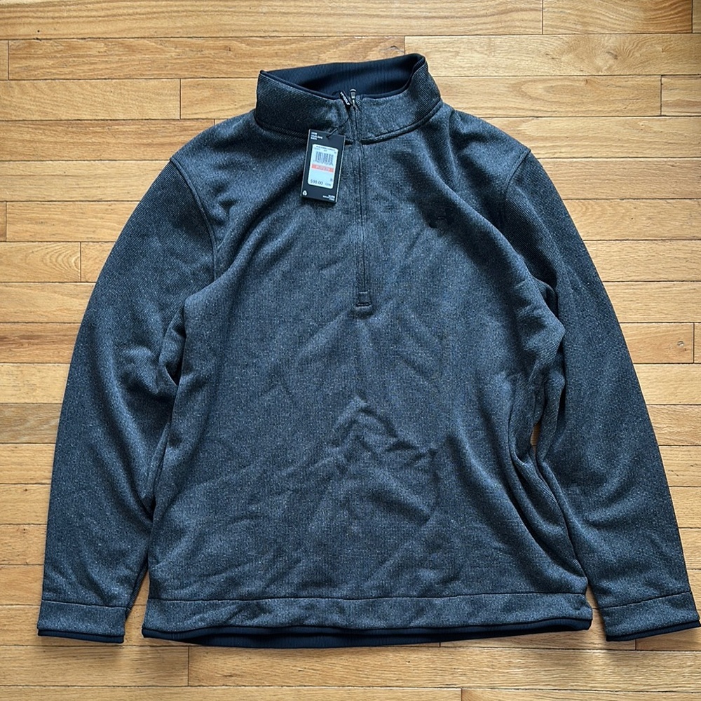 Men's Gray Quarter-Zip Pullover